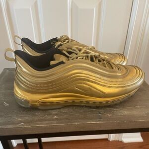Very rare gold Nike Air Max 97’s